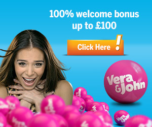 Vera & John welcome bonus