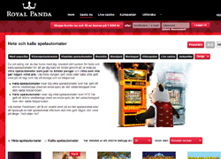 Screenshot of hot and cold slots system
