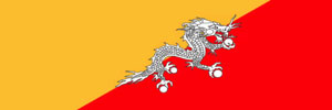 Flag Bhutan