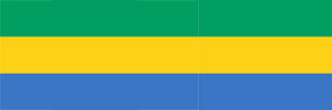 Flag Gabon