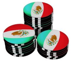 Poker chips Mexico