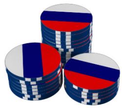 Poker chips Russia